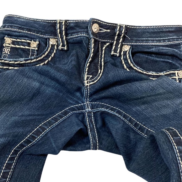 Miss Me Dark Wash Size 27 Signature Skinny Jeans - Picture 6 of 12